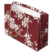 日本のさくらんぼ ラージペーパーバッグ (裏面アングル)