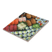 日本のすしのお気に入りのアソートメント タイル (側面)