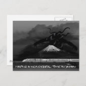 日本のすばらしいひとときを過ごすこと ポストカード (正面/裏面)
