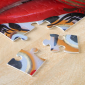 日本のだるま ジグソーパズル (側面)