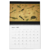 日本ので中国のな芸術のオンドリ年2017のカレンダー カレンダー (3月 2027)