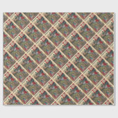 日本ので美しい芸者の武士の芸術 ラッピングペーパー (フラット)