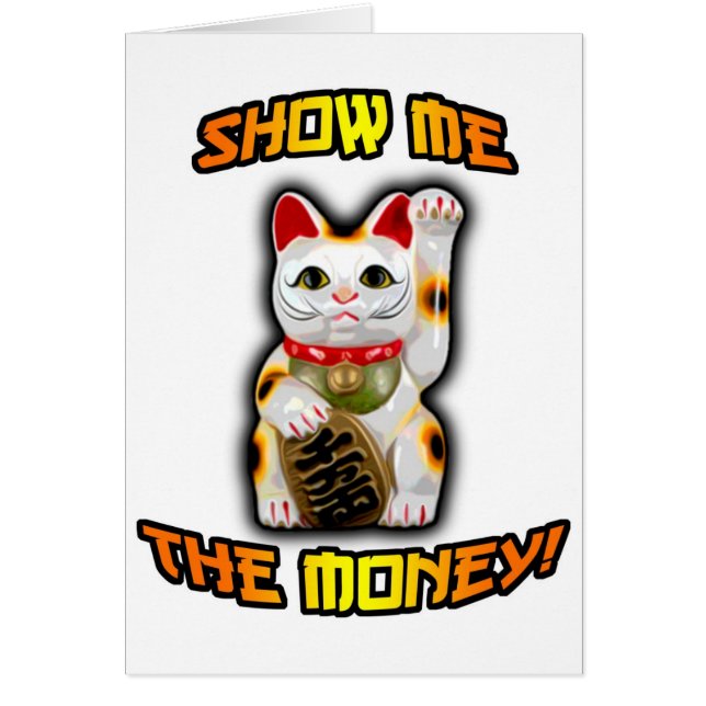 日本のなお金CAT Maneki Neko (正面)