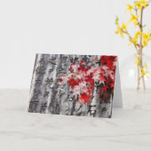 日本のなかえで カード (黄色い花)