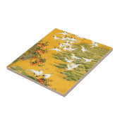 日本のなこうのとりのイメージ タイル (側面)