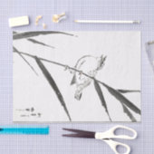 日本のなすずめのティッシュペーパー 薄葉紙 (クラフト)