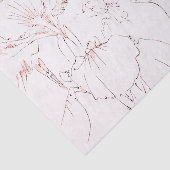 日本のなアイリスWOODBLOCKプリントのティッシュペーパー 薄葉紙 (詳細)