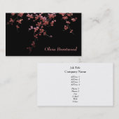 日本のなアメリカハナノキの葉 名刺 (正面/裏面)