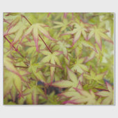 日本のなカエデの葉のギフト用包装紙 ラッピングペーパー (フラット)