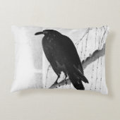 日本のなカラスの枕 アクセントクッション (裏面)