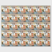 日本のなクレーン写真の光沢の包装紙 ラッピングペーパー (フラット)