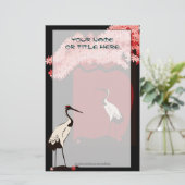 日本のなクレーン文房具 便箋 (スタンド正面)