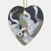 日本のなクレーン セラミックオーナメント (左)