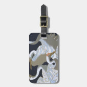 日本のなクレーン ラゲッジタグ (正面縦)