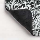 日本のなコイおよびはすの花の入れ墨は芸術のスタイルを作ります マウスパッド (コーナー)