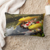 日本のなコイのコイの十分の水路 ランバークッション (ブランケット)