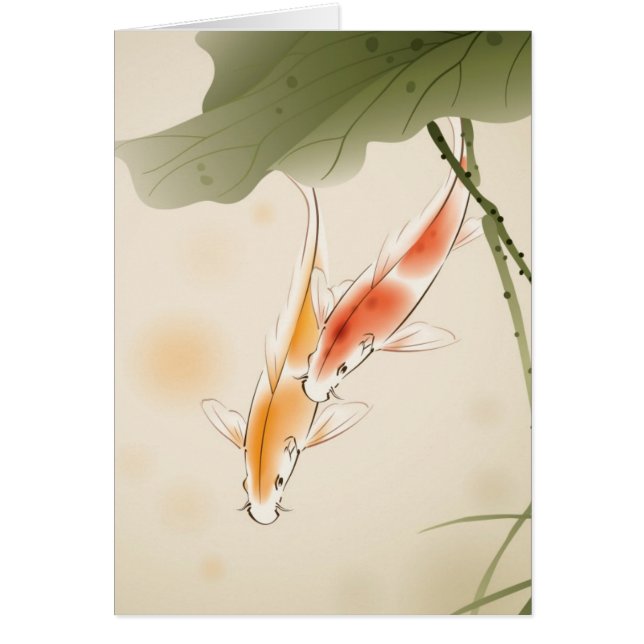 日本のなコイははす池の水泳を採取します (正面)