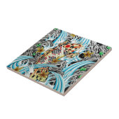 日本のなコイ タイル (側面)