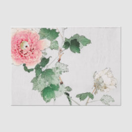 日本のなシャクヤクのプリントのティッシュペーパー 薄葉紙