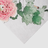 日本のなシャクヤクのプリントのティッシュペーパー 薄葉紙 (詳細)