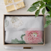 日本のなシャクヤクのプリントのティッシュペーパー 薄葉紙 (ギフト)