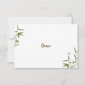 日本のなタケ結婚式のサンキューカード サンキューカード (裏面)