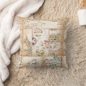 日本のなタペストリーのアジアコラージュのtsuzureのnishiki クッション (ブランケット)