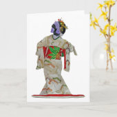 日本のなダンサー1 カード (黄色い花)