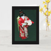 日本のなダンサー1 カード (黄色い花)