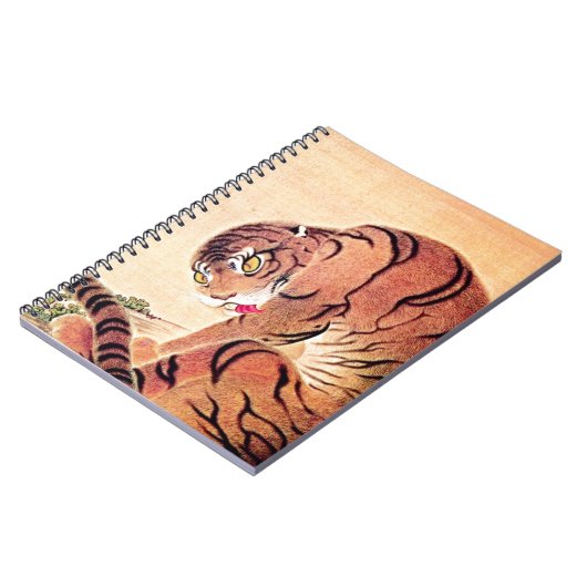 日本のなトラのWoodblockのヴィンテージの芸術Ukiyo-E ノートブック (左側)