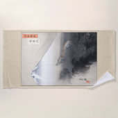 日本のなドラゴンのビーチタオル ビーチタオル (正面)