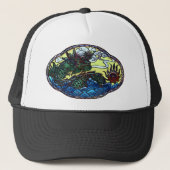 日本のなドラゴンの円形浮彫り キャップ (正面)