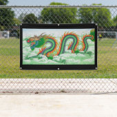 日本のなドラゴンの旗 横断幕 (インサイチュ)