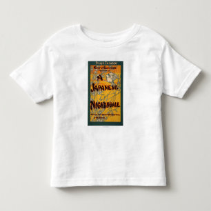 日本のなナイチンゲールの演劇的な演劇ポスター トドラーTシャツ