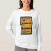 日本のなナイチンゲールの演劇的な演劇ポスター Tシャツ (正面)