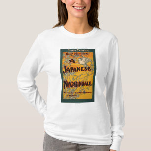 日本のなナイチンゲールの演劇的な演劇ポスター Tシャツ