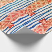 日本のなパターン包装紙 ラッピングペーパー (角)