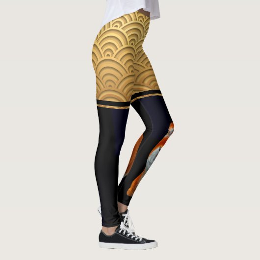 日本のなパターン3D Shiba犬年のレギンス レギンス (右)