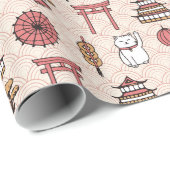 日本のなパターン ラッピングペーパー (ロールコーナー)