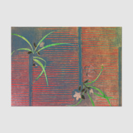 日本のなパターンWOODBLOCKティッシュペーパー 薄葉紙