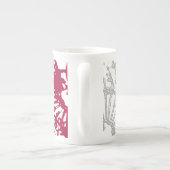 日本のなパラソルはマグを設計しました ボーンチャイナマグカップ (裏面)