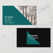 日本のなヒマラヤスギの森 名刺 (正面/裏面)