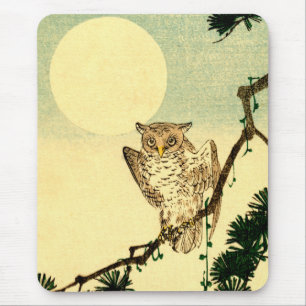 日本のなフクロウno.1 マウスパッド