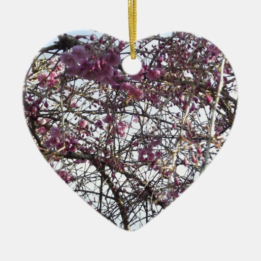 日本のなヤナギ セラミックオーナメント (正面)