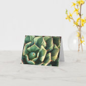 日本のなリュウゼツランのnotecard カード (黄色い花)