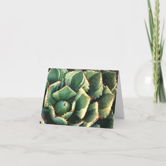 日本のなリュウゼツランのnotecard カード (正面)