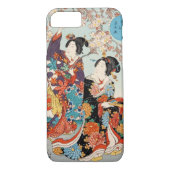 日本のなヴィンテージの美しいの芸者の女性女性Maiko Case-Mate iPhoneケース (裏面)