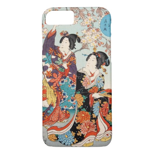 日本のなヴィンテージの美しいの芸者の女性女性Maiko Case-Mate iPhoneケース (裏面)