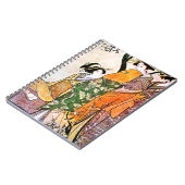 日本のなヴィンテージの芸術 ノートブック (左側)