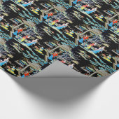 日本のなヴィンテージの芸術 ラッピングペーパー (角)